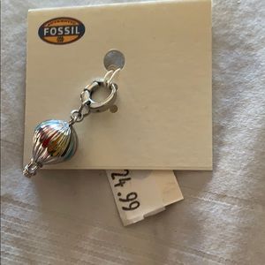 Fossil Hot air Balloon Charm